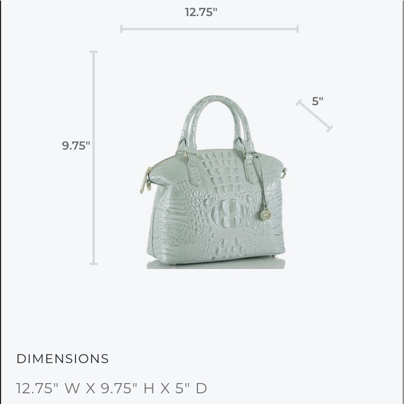 Brahmin Duxbury Satchel Sea Glass Melbourne - Picture 8 of 8